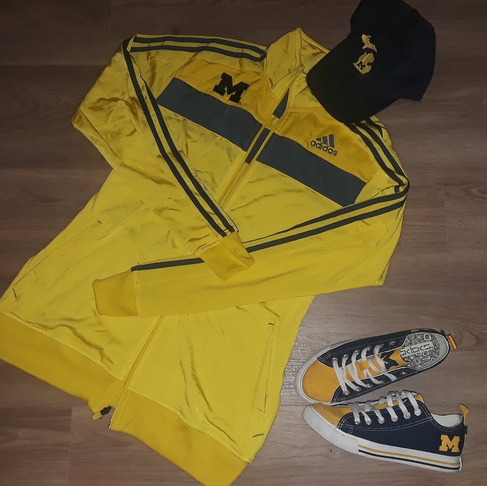 Adidas University of Michigan Zip Up